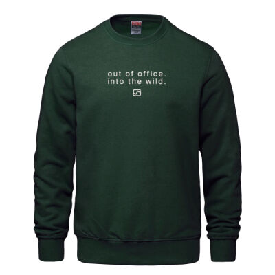 'OUT OF OFFICE. INTO THE WILD.' CREWNECK SWEATSHIRT Thumbnail