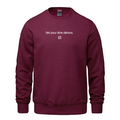 (FR) 'FAIT POUR ÊTRE DEHORS' CREWNECK SWEATSHIRT Thumbnail