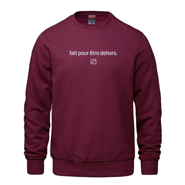 (FR) 'FAIT POUR ÊTRE DEHORS' CREWNECK SWEATSHIRT Thumbnail