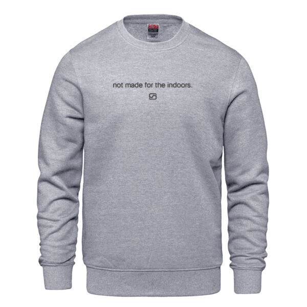 'NOT MADE FOR THE INDOORS' CREWNECK SWEATSHIRT (LIGHT COLOURS) Thumbnail