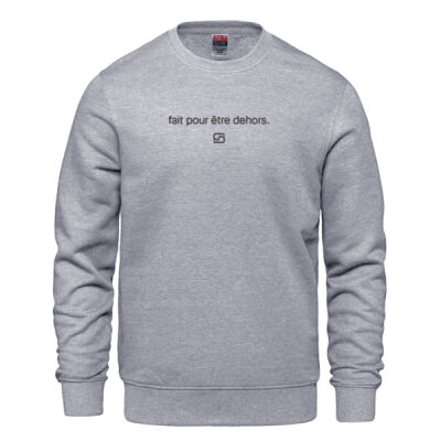 (FR) 'FAIT POUR ÊTRE DEHORS.' CREWNECK SWEATSHIRT Thumbnail