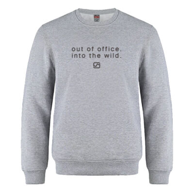  YOUTH 'OUT OF OFFICE. INTO THE WILD.' CREWNECK SWEATSHIRT (LIGHT COLOURS) Thumbnail
