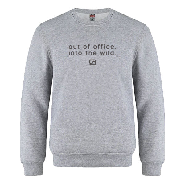  YOUTH 'OUT OF OFFICE. INTO THE WILD.' CREWNECK SWEATSHIRT (LIGHT COLOURS) Thumbnail