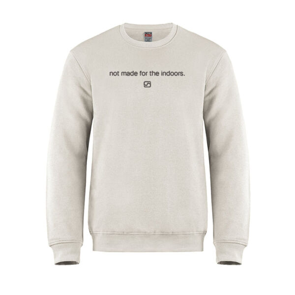 YOUTH 'NOT MADE FOR THE INDOORS' CREWNECK SWEATSHIRT (LIGHT COLOURS) Thumbnail