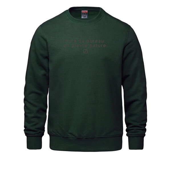 (FR) YOUTH 'HORS DU BUREAU. EN PLEINE NATURE.' CREWNECK SWEATSHIRT Thumbnail
